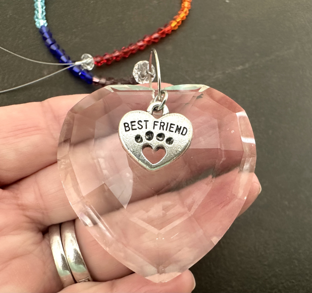 Rainbow Bridge Sun Catcher, Dog Lover, Cat Lover, Pet Memoriam