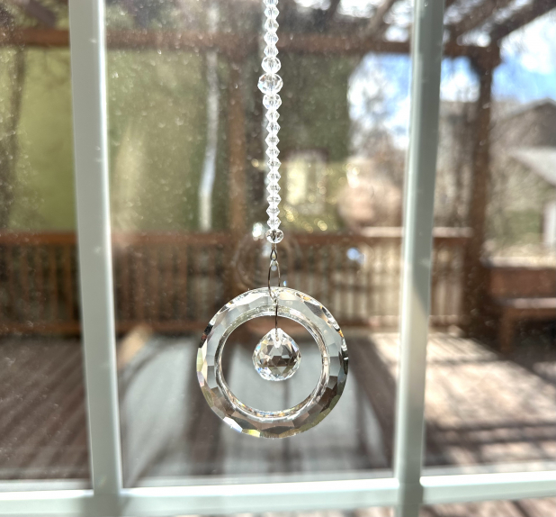 Crystal Suncatcher, Handmade by Prairie Ice