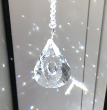 Crystal Sun Catcher, Prism Sun Catcher, Hanging Ornament